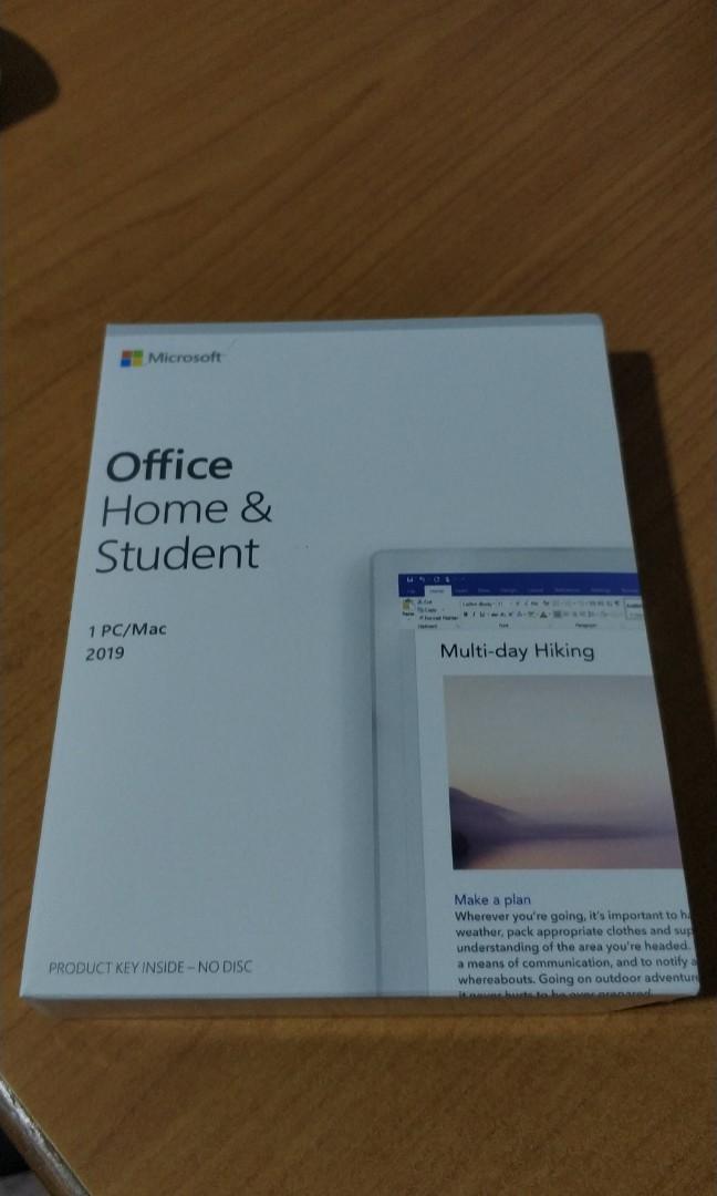 Original Microsoft Office Home Student 2019 Box Electronics