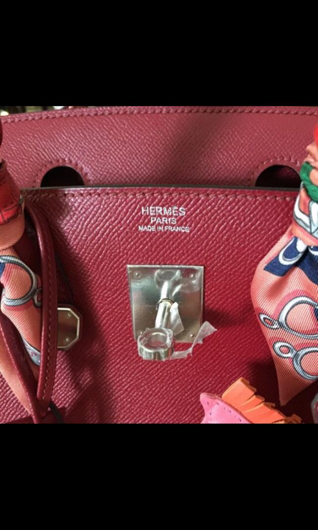 Brand New & Authentic Hermes Birkin Sellier 30 Rouge grenat Epsom leather  Gold hardware #hermes #hermessingapore #hermessg #hermesindonesia…