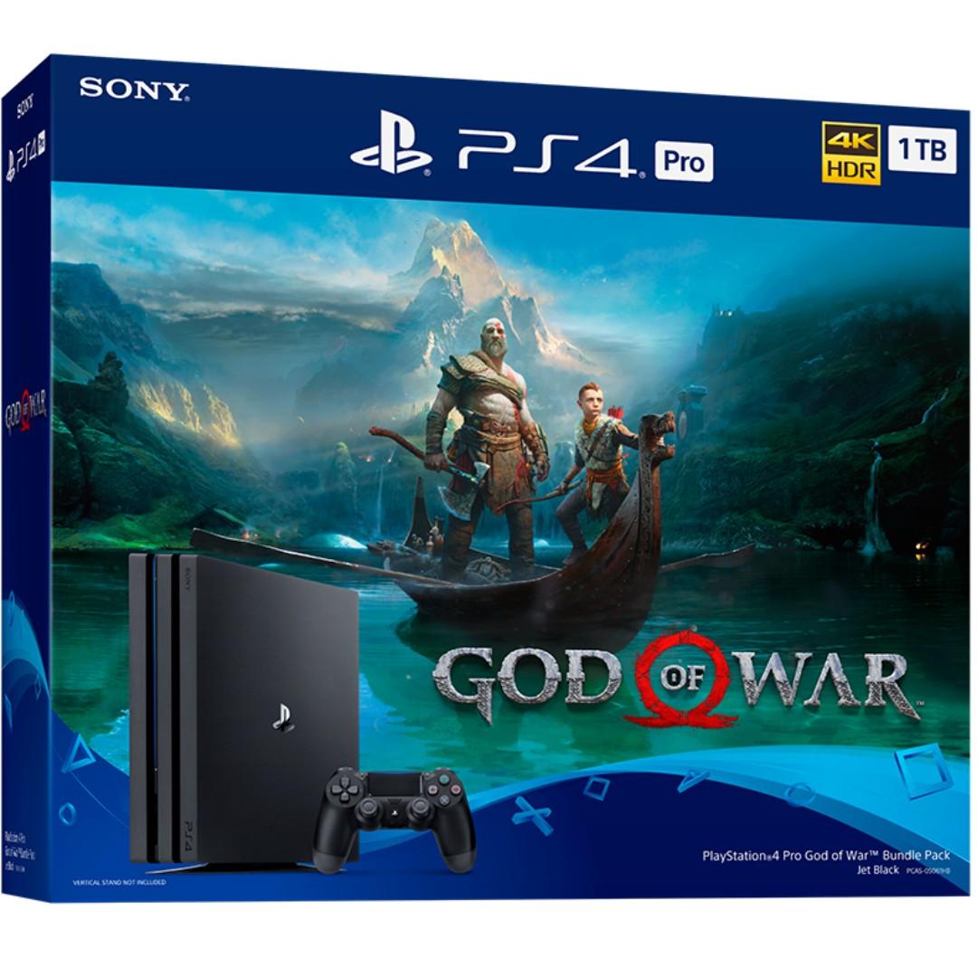 Ps4 Pro 1tb God Of War Bundle Brand New Local Warranty Set Toys Games Video Gaming Consoles On Carousell