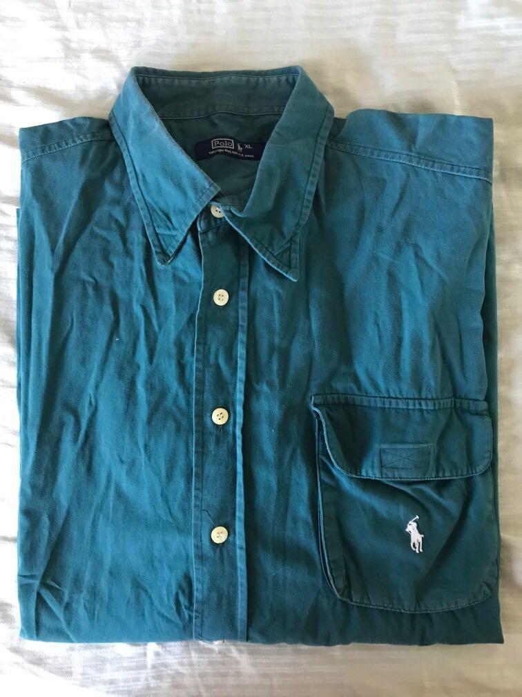 Ralph Lauren Polo Button Down (Category: Tshirts & Polo Shirts ) located in Cebu City. Submitted by lux_declutter (Listing ID 234754523, Image 1). Description: KonMari-ing. Decluttering stored polos Authentic RL Polo Just needs to get washed since stored for quite some time Fits XL .