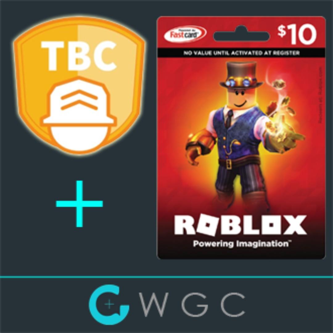880 Robux Tbc Roblox Bundle Video Gaming Video Games On Carousell - 1 sec ago looking for some extra robux roblox robux 999999