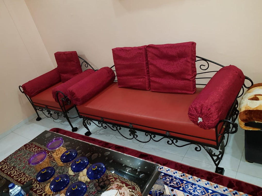 Rod iron sofa set, Furniture & Home Living, Furniture, Sofas on Carousell