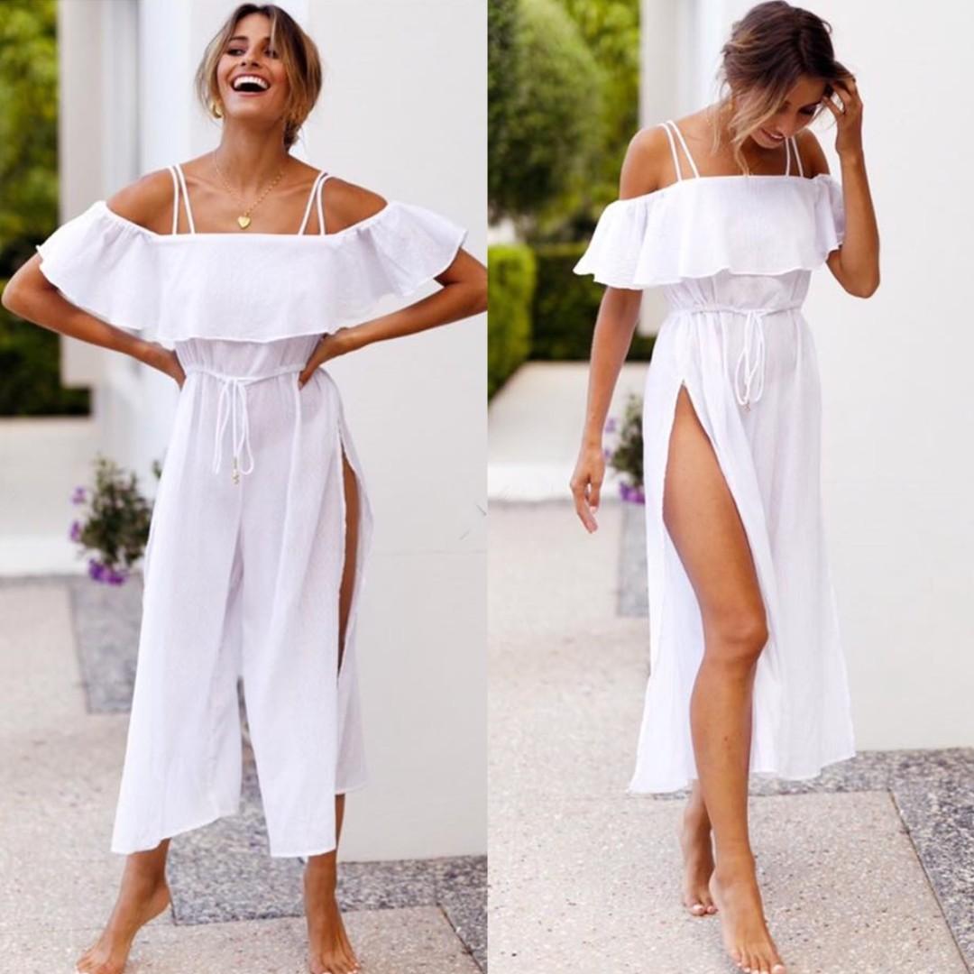 Beach jumpsuits clearance