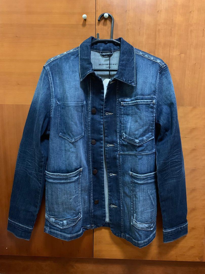 selected homme denim jacket