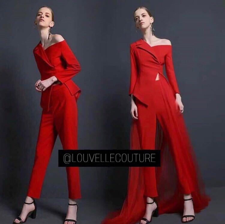 formal top and pants