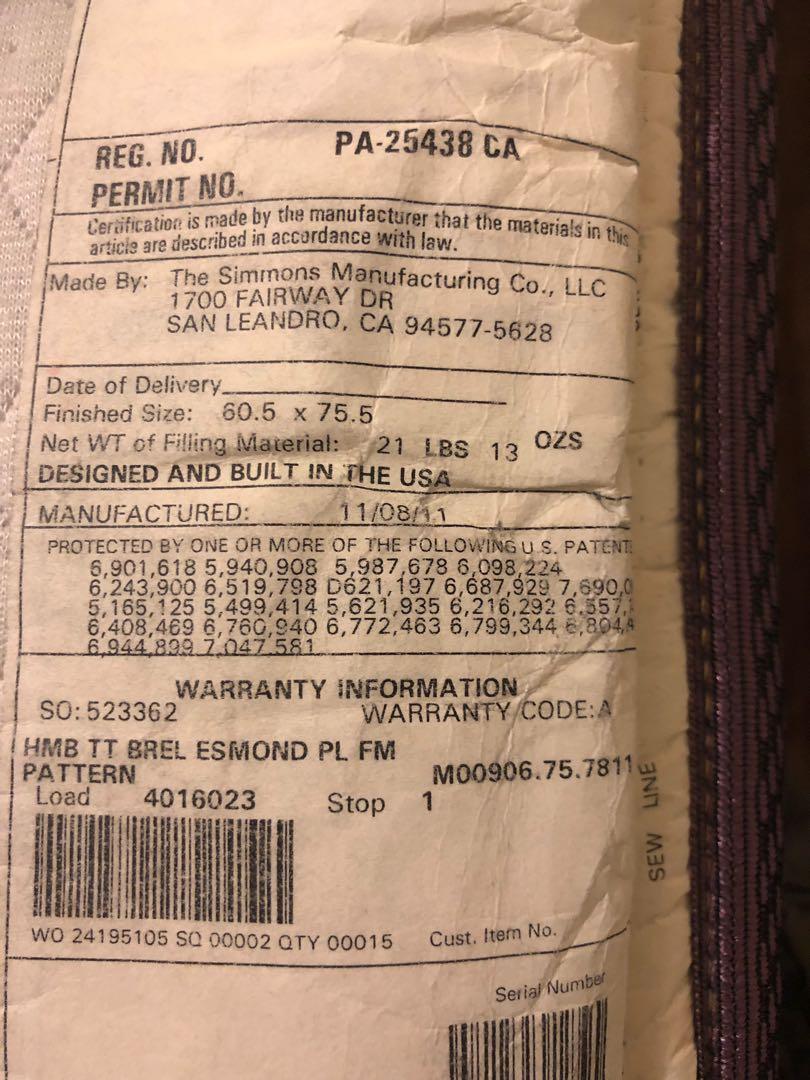 5 Simmons beautyrest elite plush firm mattress
