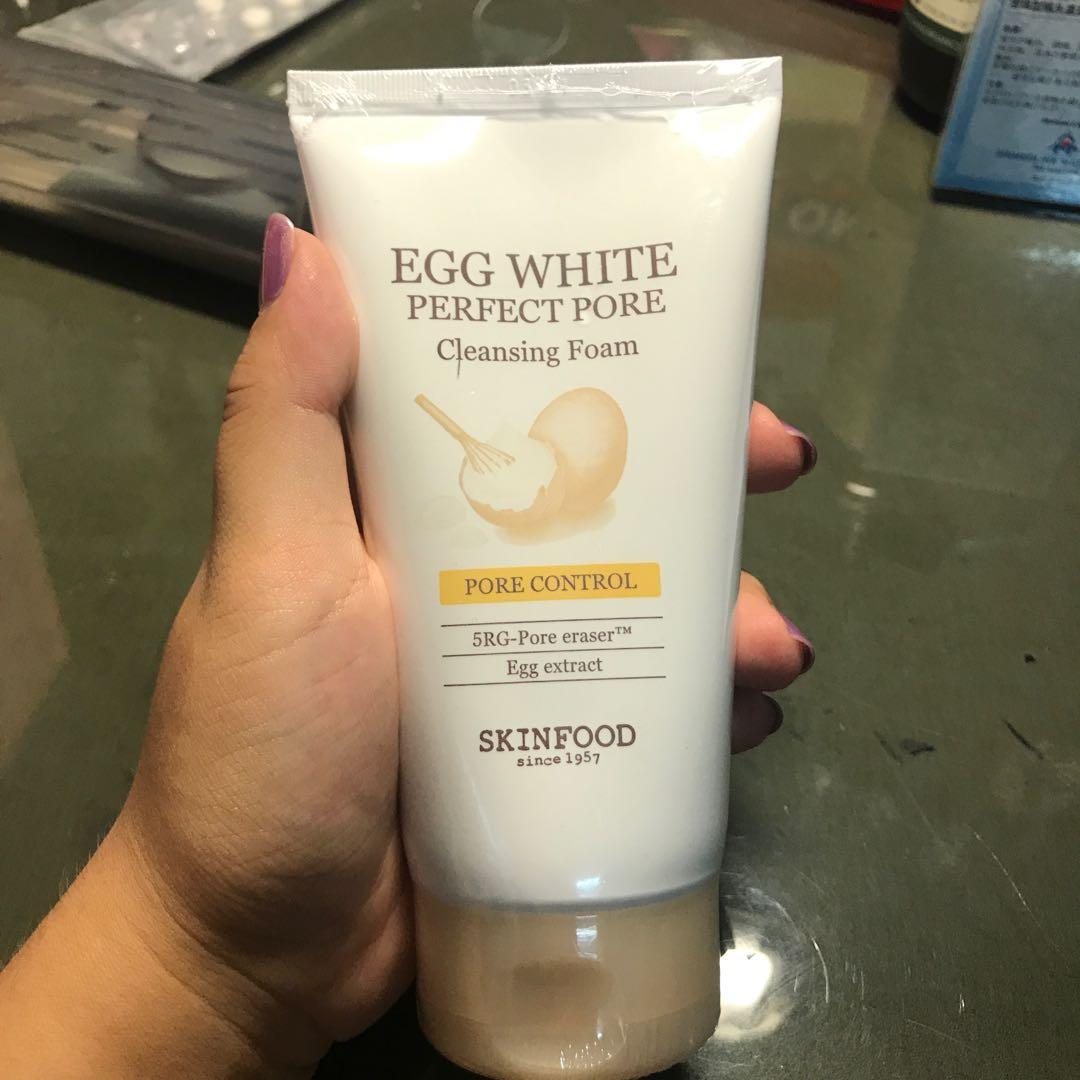 egg white cleansing foam