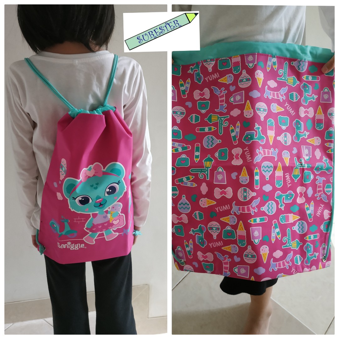 Smiggle Drawstring Bag - Tas Serut 