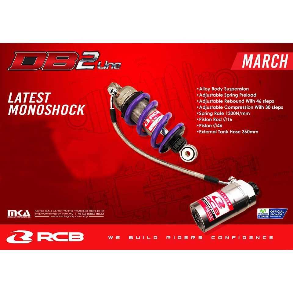 Sniper Rcb Db2 Line Suspension Motorcycles Motorcycle Accessories On Carousell