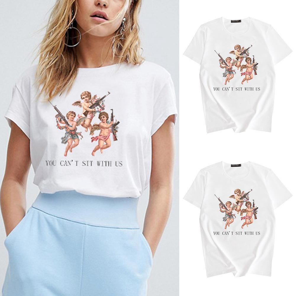 Summer Angels Graphic Tee Instock Women S Fashion Clothes Tops On Carousell