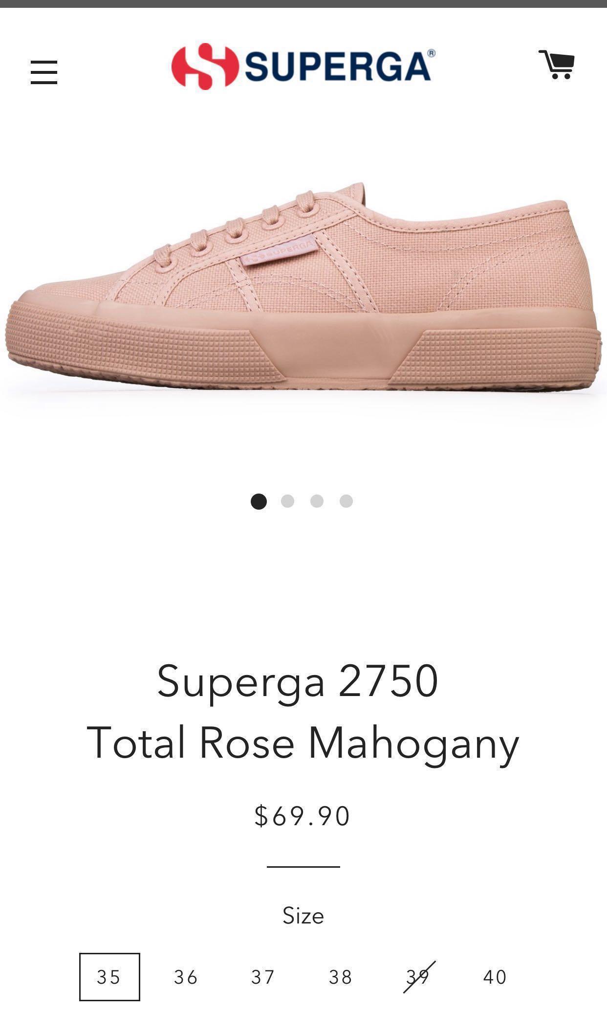 superga total rose mahogany