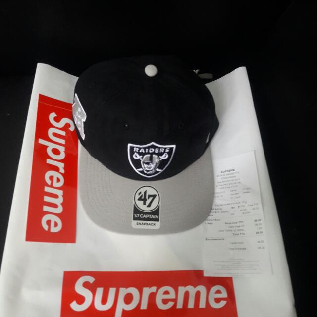 Supreme NFL x Raider x 47 Cap, Everything Else, Others on Carousell