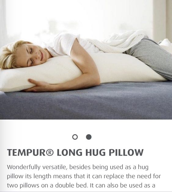 Tempur long shop hug pillow