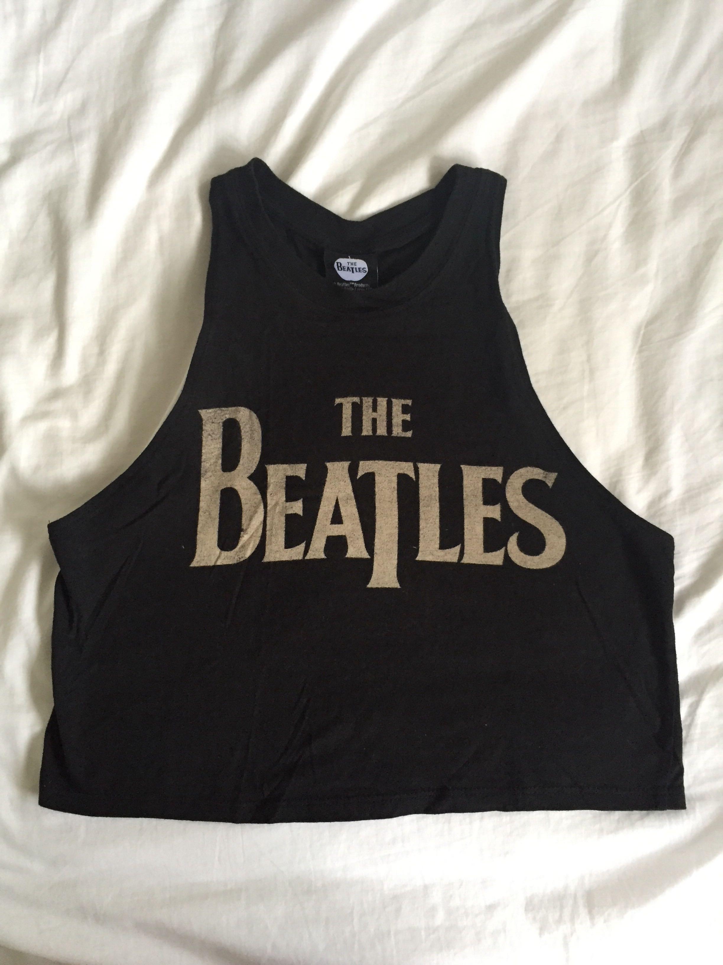 The Beatles Crop Tank, Women's Fashion 
