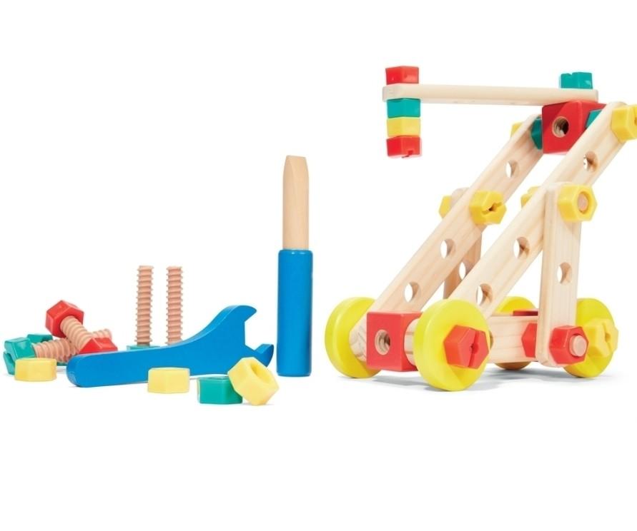 Kmart wooden construction hotsell set