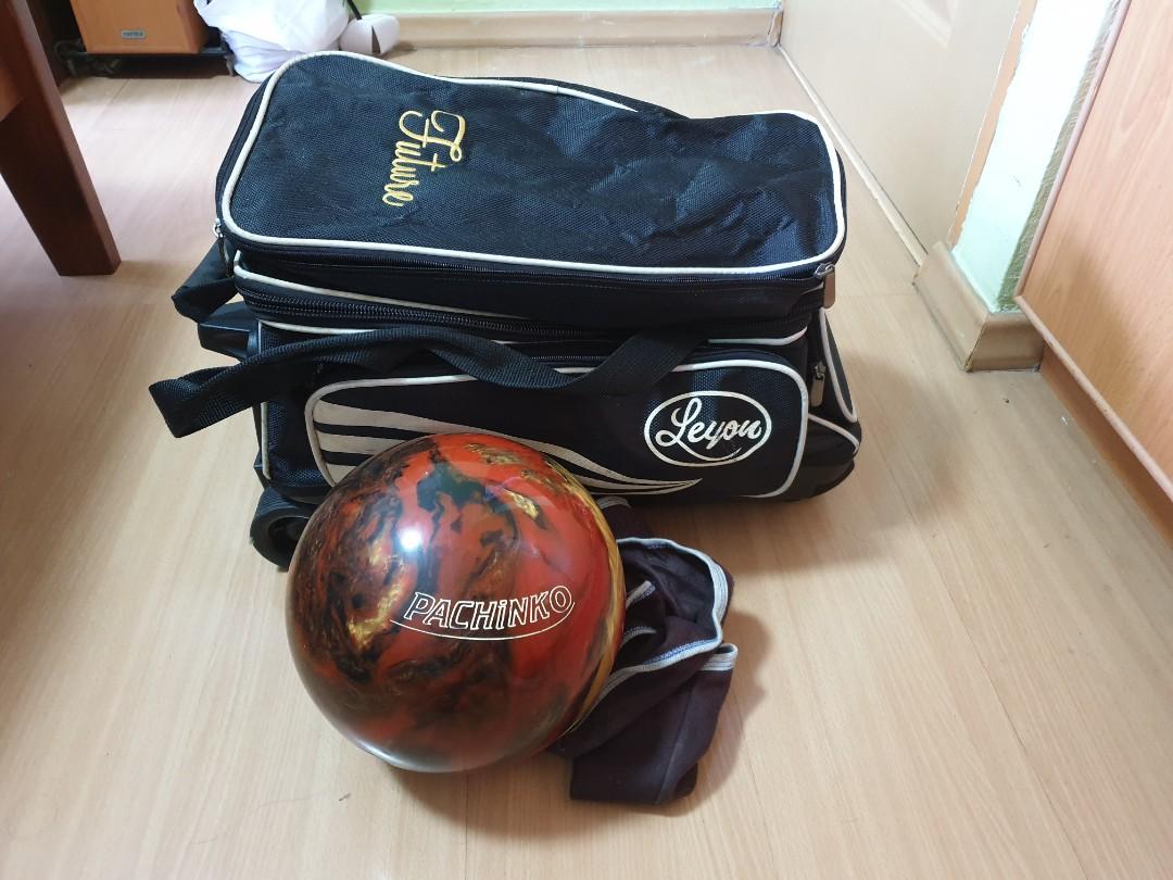 10lb Bowling ball + Polishing cloth, Sports Equipment, Sports & Games