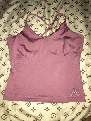 Adidas old rose athletic top
