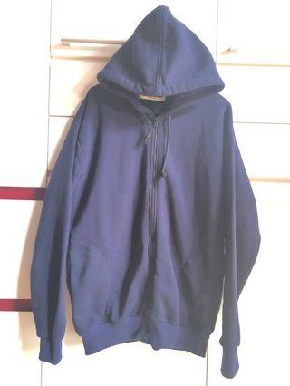 Man Blue Hoodie casual jacket or travel coldwear clothes