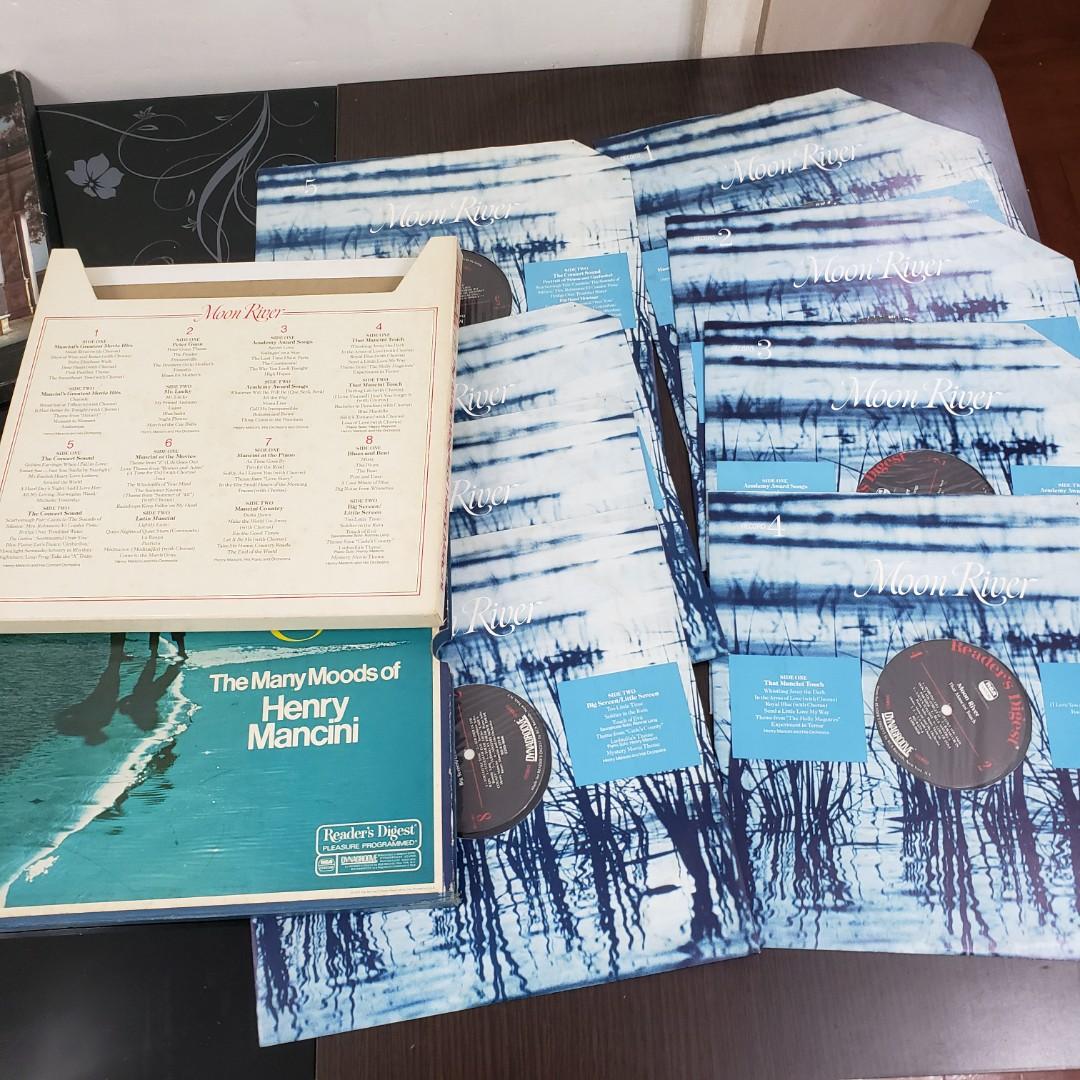 一盒8張唱片 Reader's Digest Henry Mancini Moon River Box Set lp （分類：其他周邊）位於 Hong Kong。 由 goodkck 提交（商品編號 234971883，圖片 3）。簡介： 8 pcs box set, 讀者文摘出品，整體都好新淨，較少使用 ▶️付款方法： |銀行轉帳|Payme|支付寶| ▶️運送方式🚛： 1️⃣ 郵寄掛號📮（郵費預先給賣方） 2️⃣ 順豐到付📦（直接俾運費給快遞公司） 3️⃣ MTR屯門站🚇交收，只收現金💵 ▶️溫馨提示🙂： 面交地區只限MTR屯門站，並不考慮其他地區交收，十分抱歉😊🙏 網址：https://www.kckit.com。
