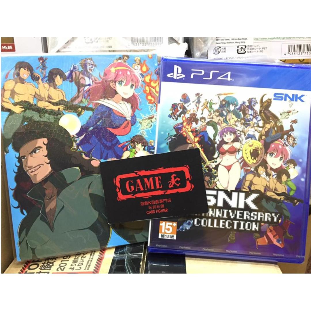 清貨特價最後4隻全新連特典PS4 SNK 40 週年紀念精選輯SNK 40th