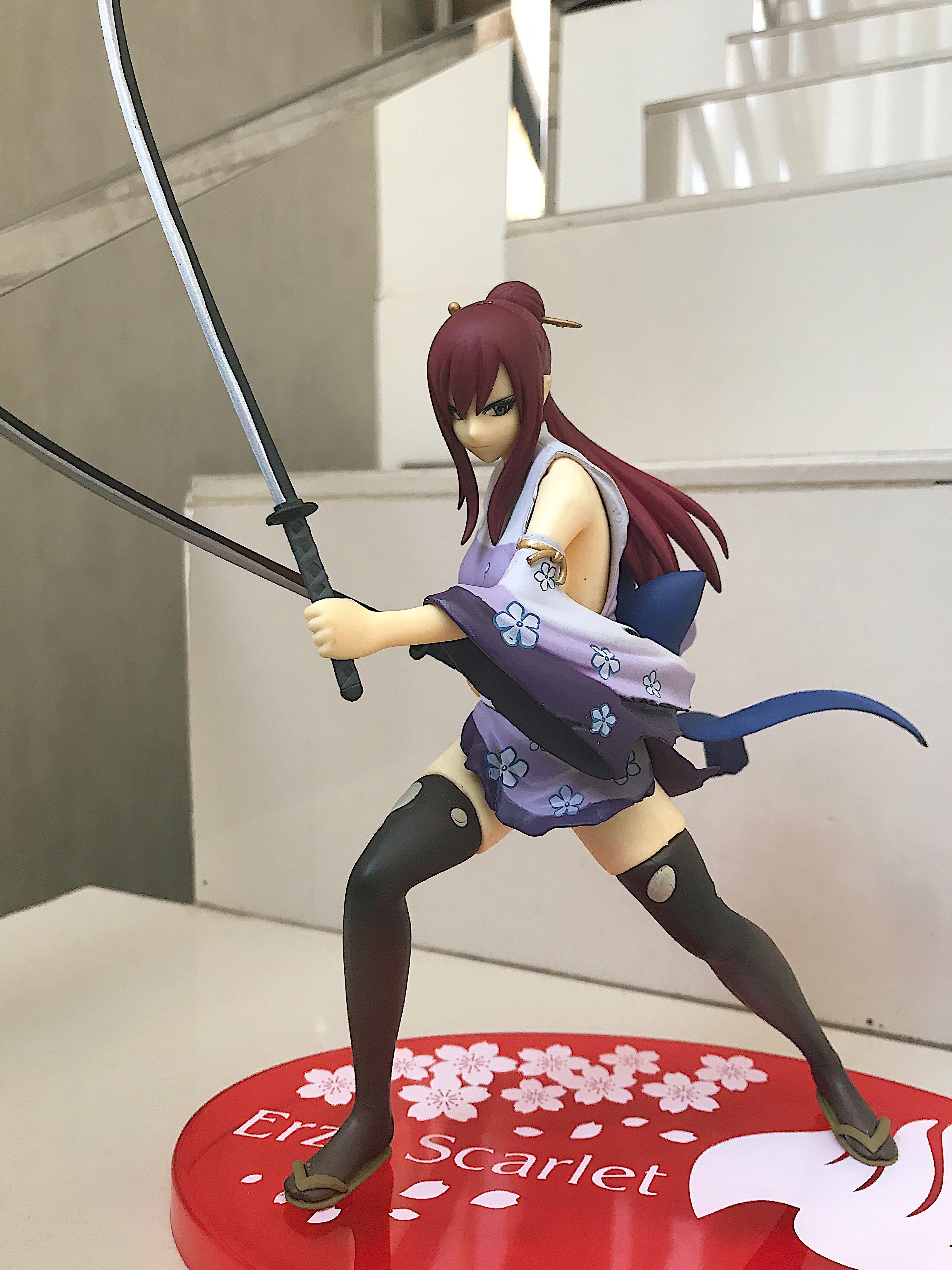 Action Figure Erza Scarlet From Fairy Tail Toys Collectibles Mainan Di Carousell Fairytail erza scarlet b figure with box japan animation. action figure erza scarlet from fairy tail