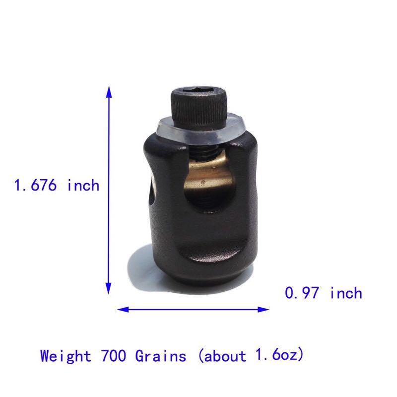 Archery Stabilizer Quick Disconnect Adapter (Black), Sports Equipment, Bicycles & Parts, Parts