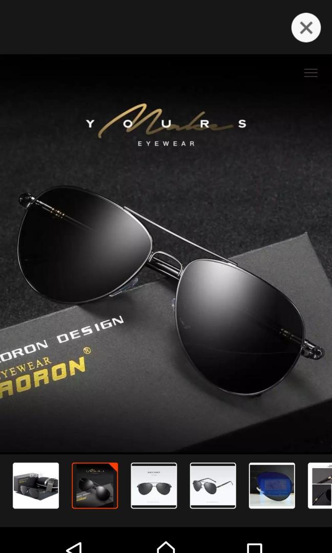 Bruno Dunn AVIATION Sunglasses Men Polarized UV400 High Quality