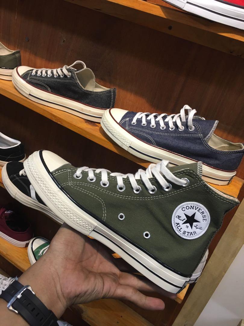 herbal green converse