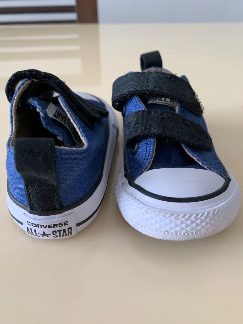 Converse All Star baby shoes, blue 