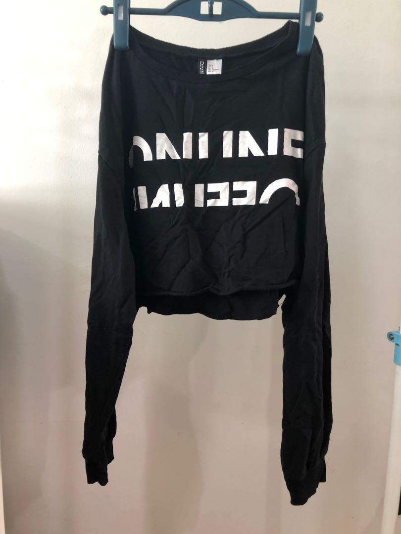 Crop Pullover Women S Fashion Clothes Tops On Carousell