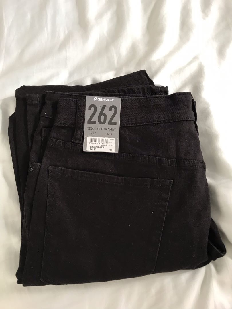 denizen black jeans