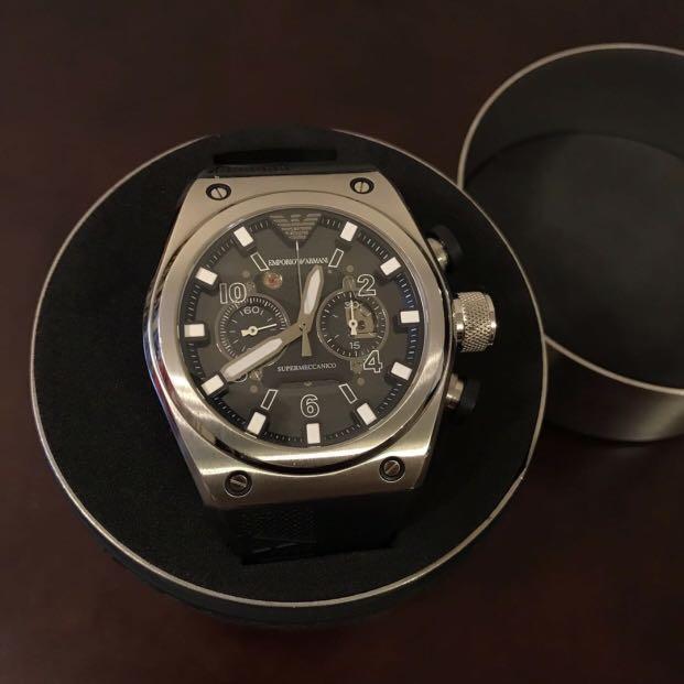 Emporio Armani Super Meccanico Watch AR 