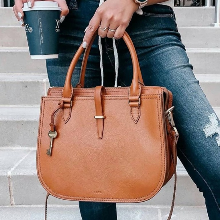 FOSSIL Ryder satchel Tan Brown