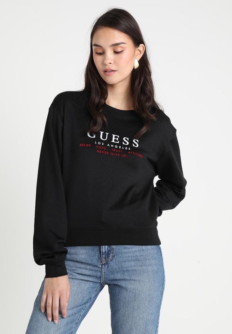 Guess Los Angeles Mabel black sweat pullover