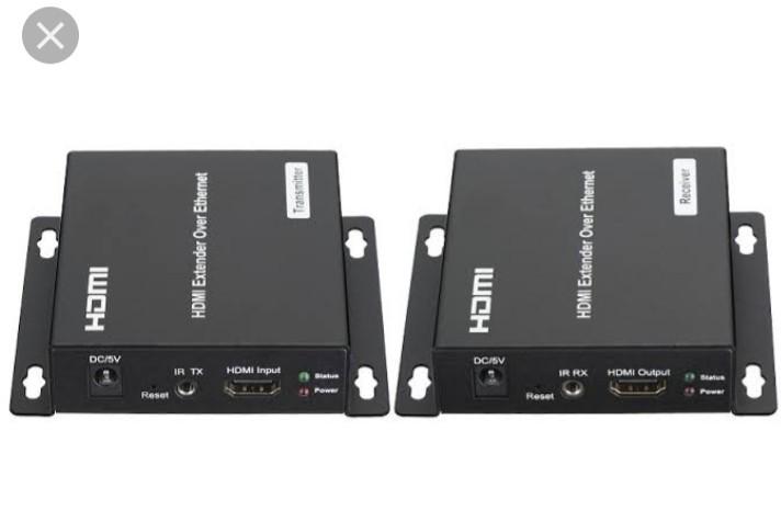 HDMI Extender 120 meters (Category: Cables & Adaptors) located in Quezon City. Submitted by goodviberco (Listing ID 234857357, Image 2). Description: 120m hdmi extender.