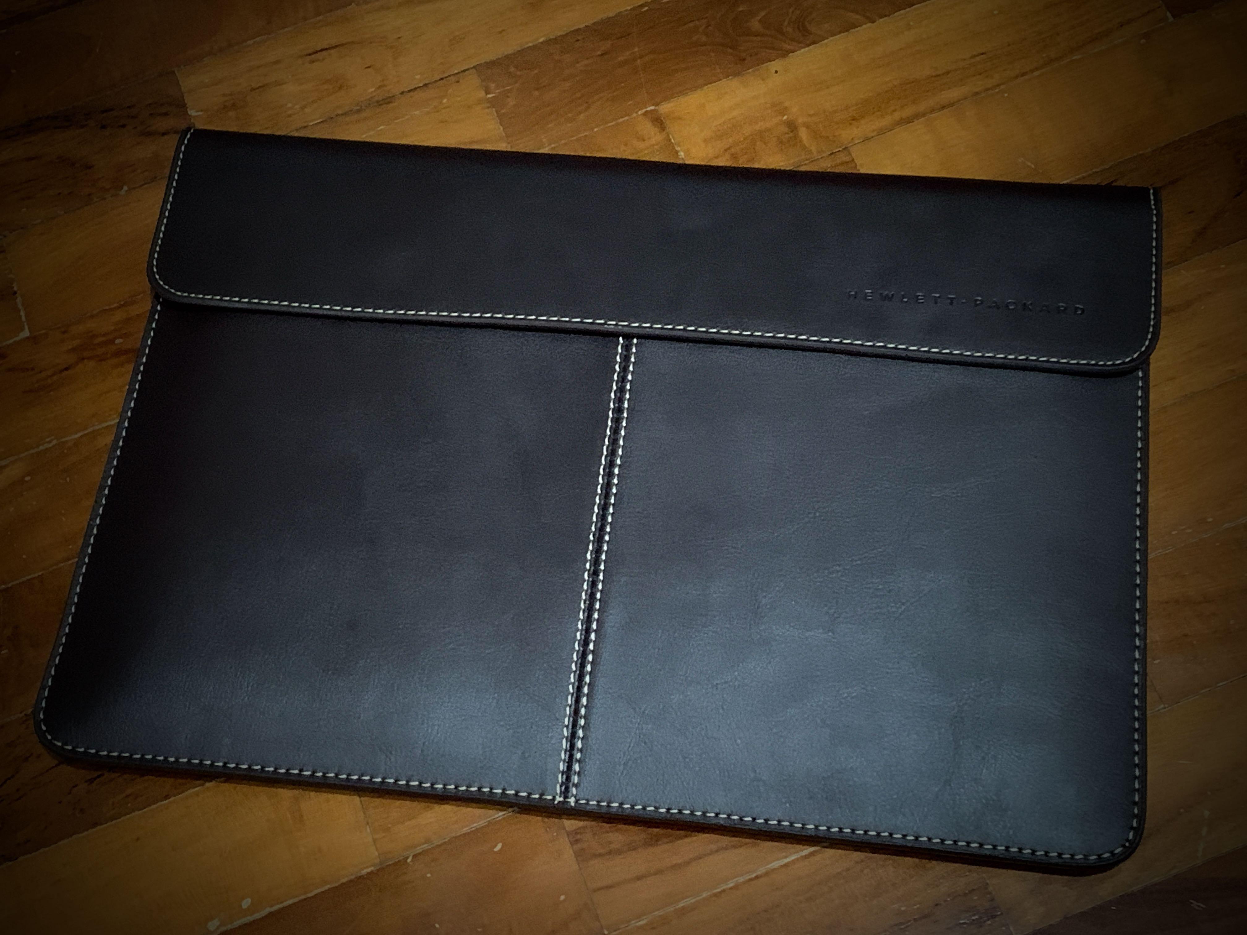 HP Premium Leather Sleeve Everything Else on Carousell