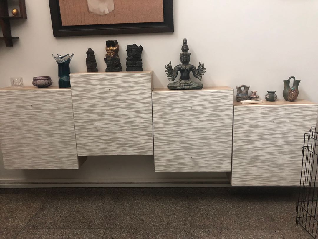 Ikea Dvd Cd Storage Wall Shelf 4 Furniture Shelves Drawers