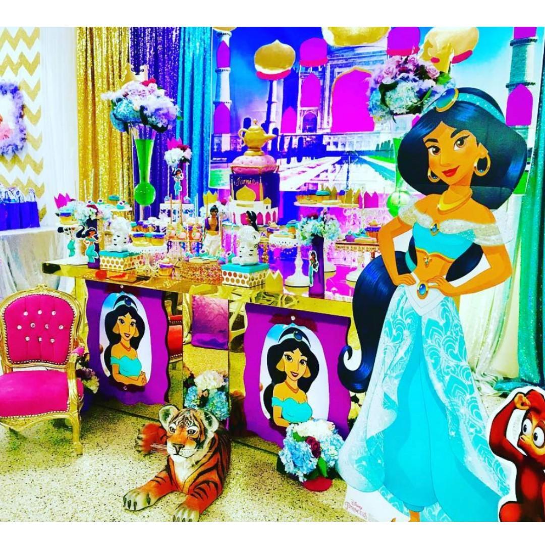 Jasmine Alladin Princess Themed Birthday Party Party Supplies Pls Chat With Us For The Detailed Specific Product Listing Price We Have Wide Range Of Stocks Pre Printed Personalized Lifestyle Services