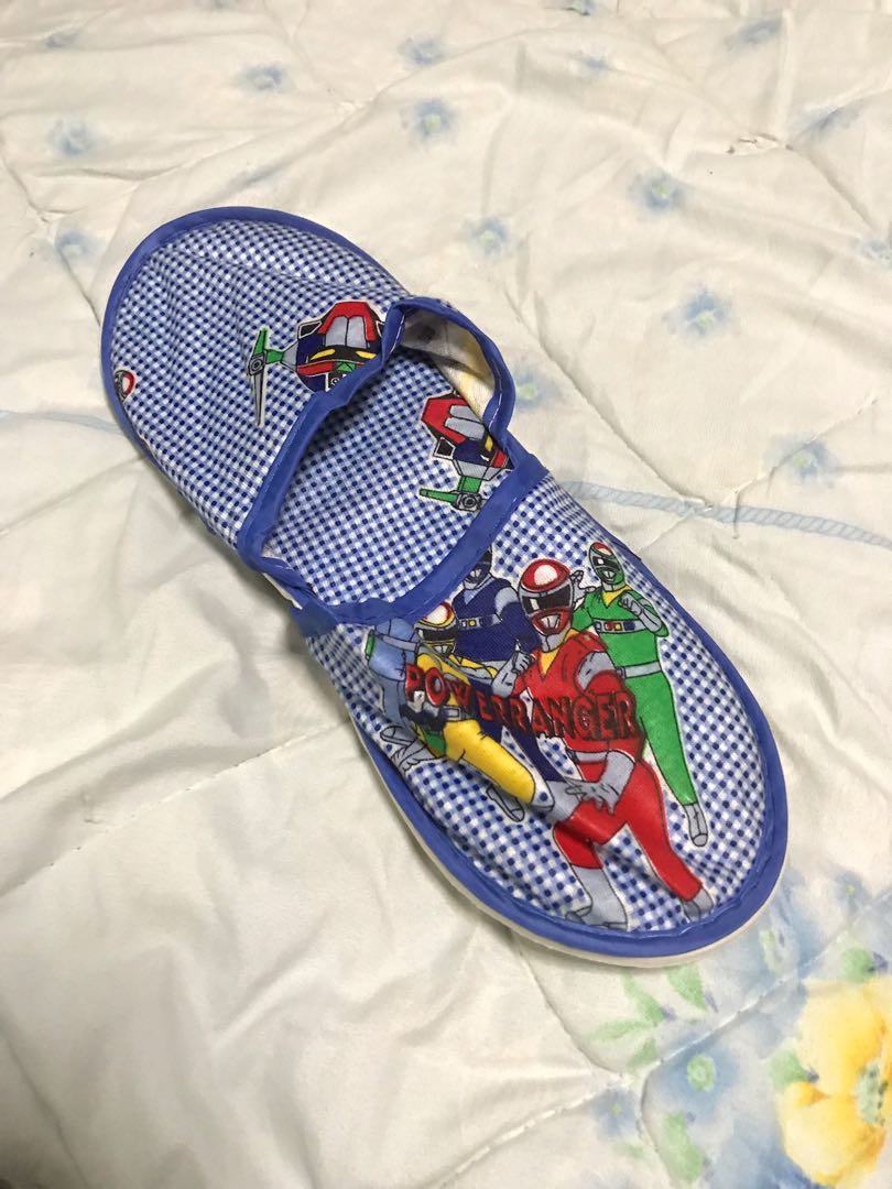 Kids Bedroom Slipper Power Ranger