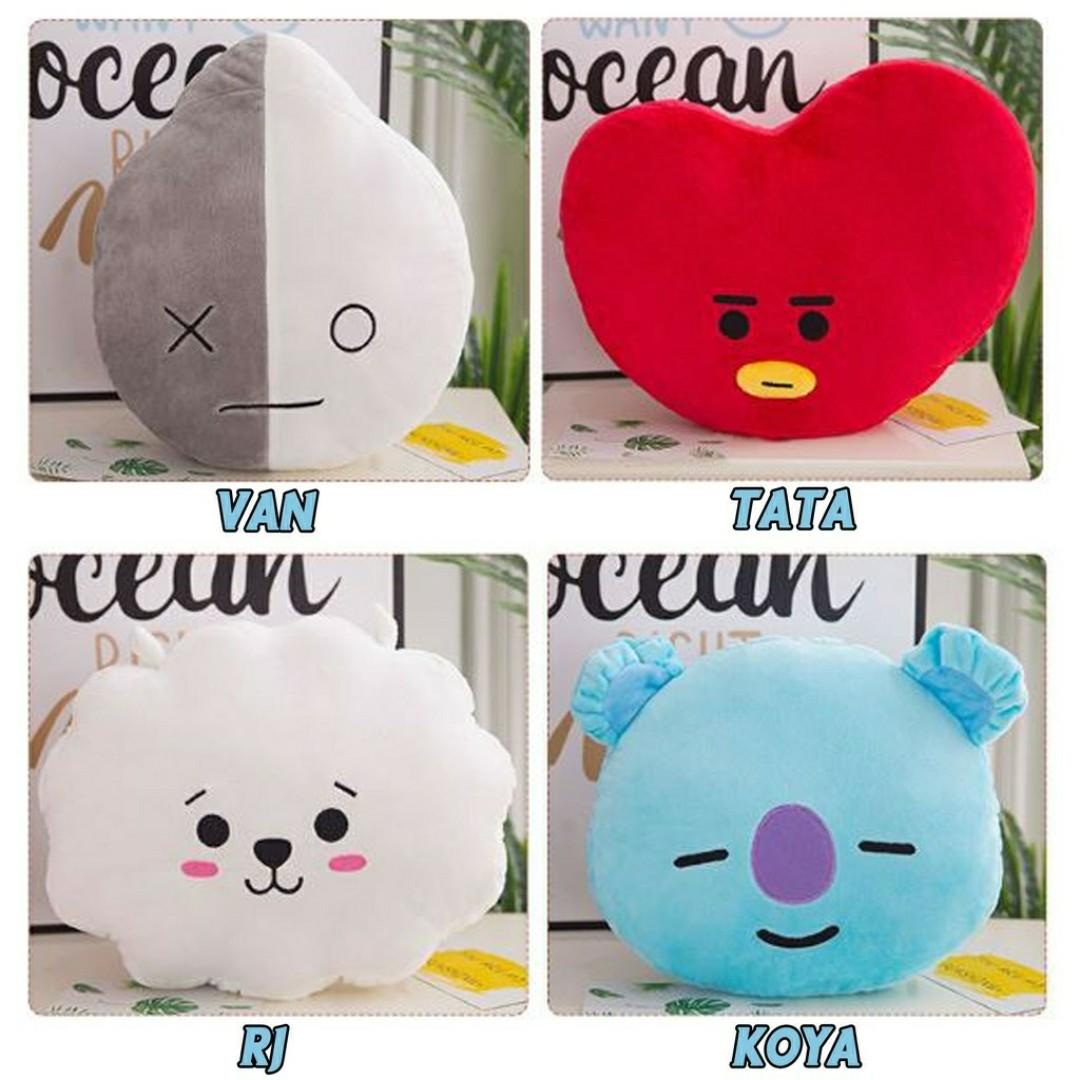 Soft Plush Toy Pillow Cushion Cute Toys Kpop Bts Bt21 Tata Shooky