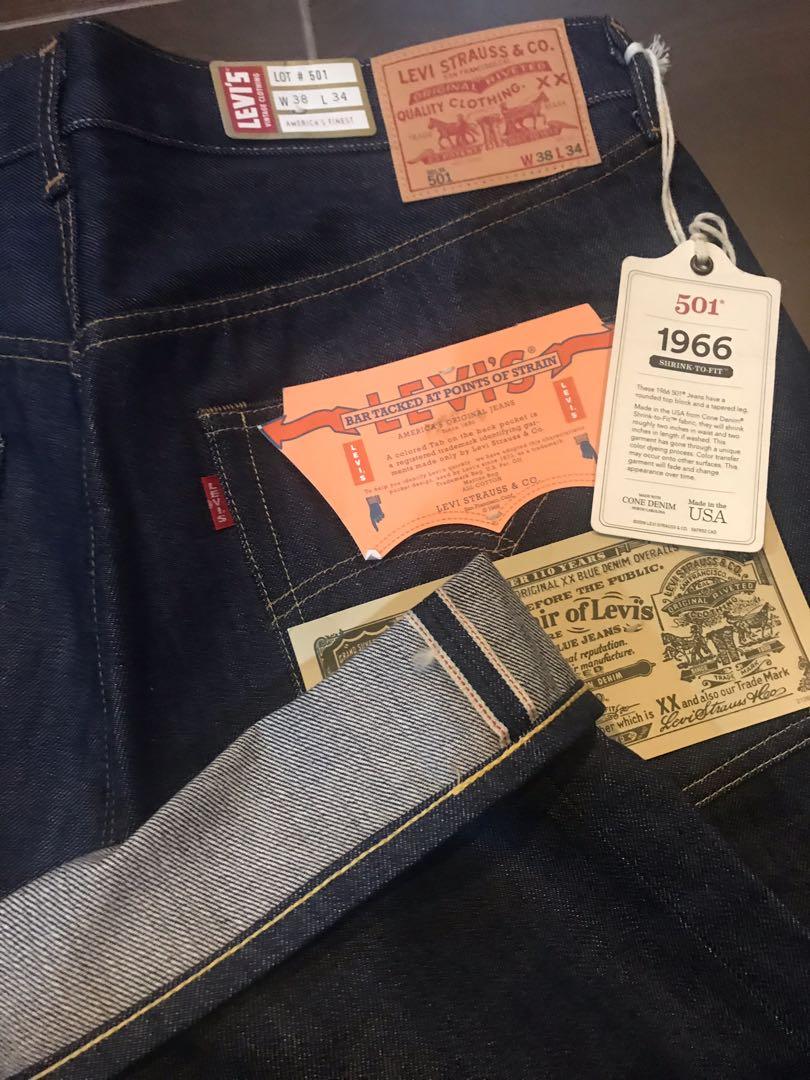 Levis 501 lvc 1966 made in usa Men s Fashion Bottoms Jeans on