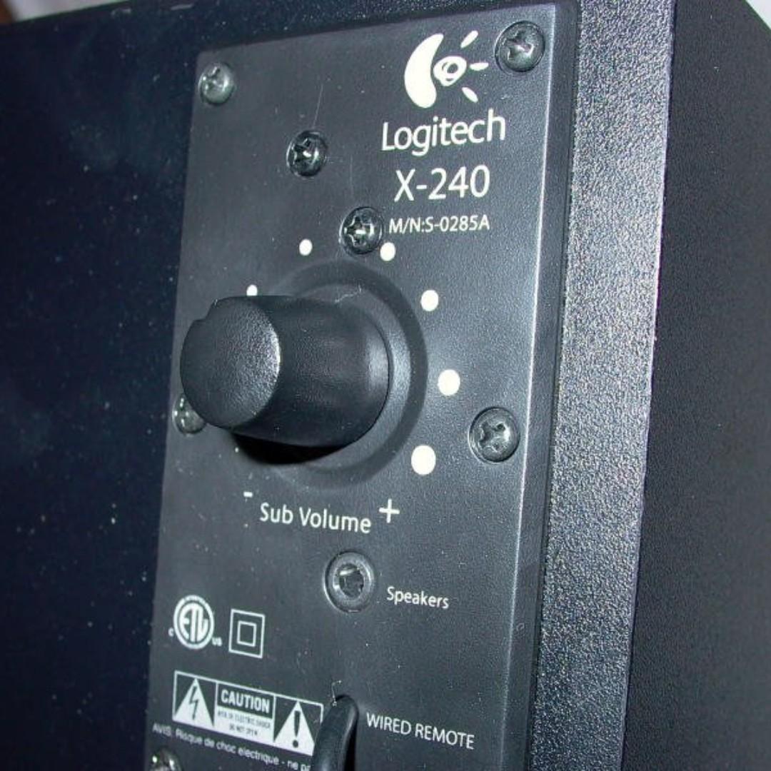 Logitech X 240 25 Watts 2.1 Speakers