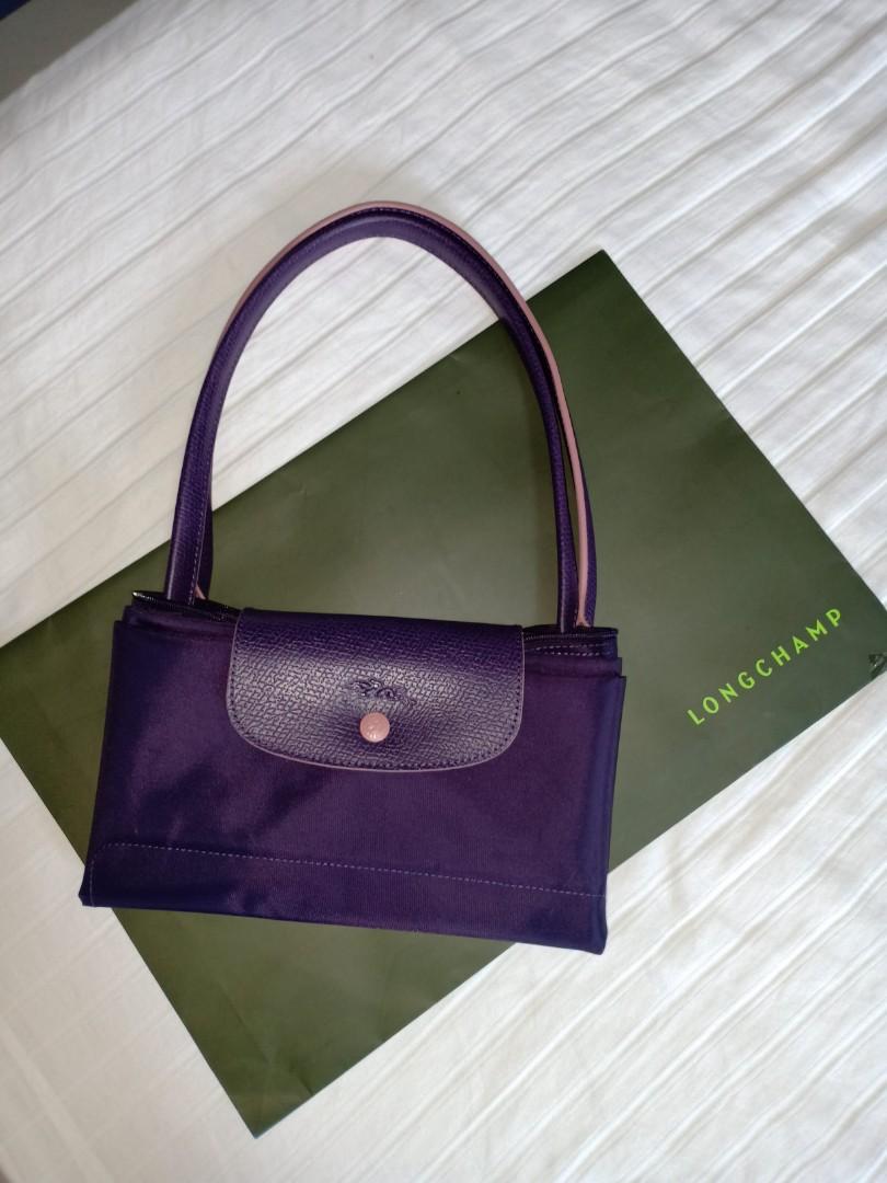 longchamp le pliage large purple