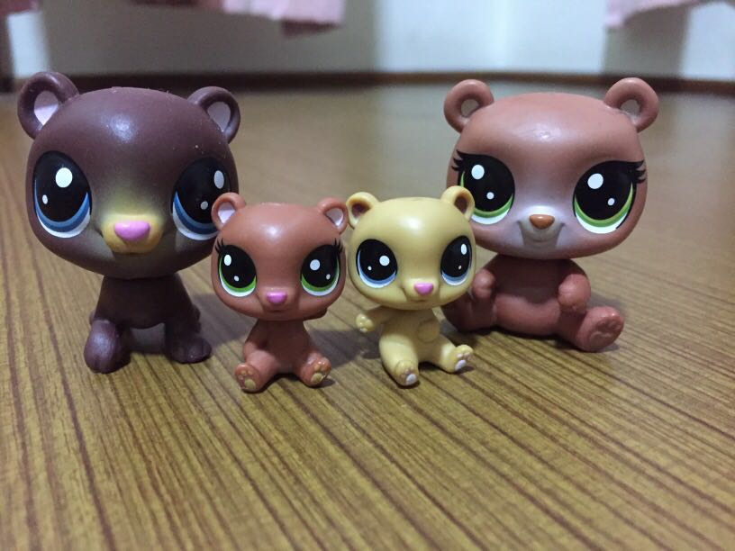 Lps bear family, Hobbies Toys, Toys Games on Carousell