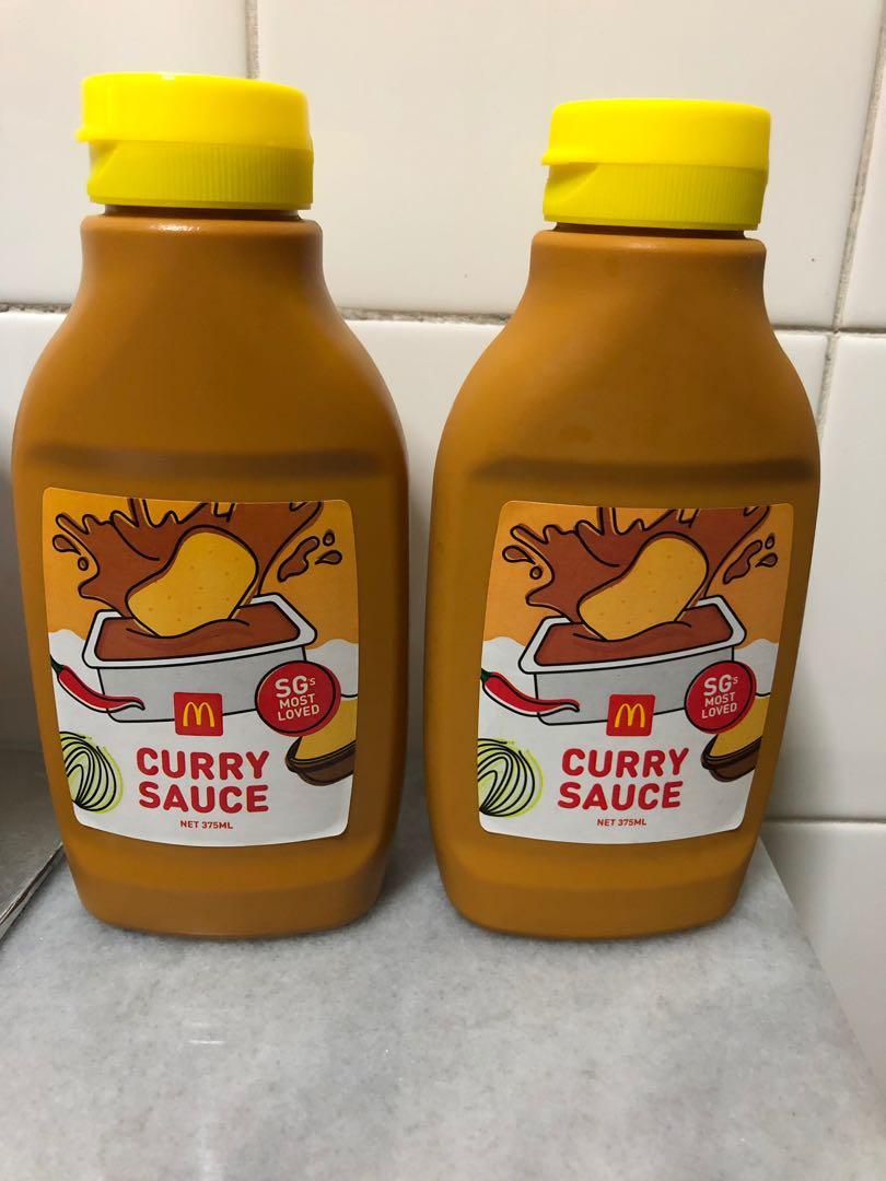 Mcdonald curry sauce bottle, Food & Drinks, Spice & Seasoning on Carousell