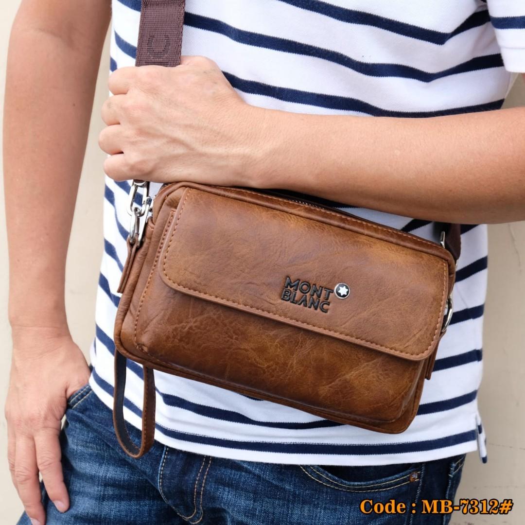 Men Handbag Montblanc MB 7312 Multifunction