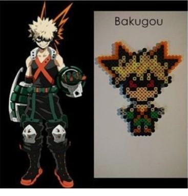 My Hero Academia Perler Beads Keychain Ref Magnets Design Craft Handmade Goods Accessories On Carousell