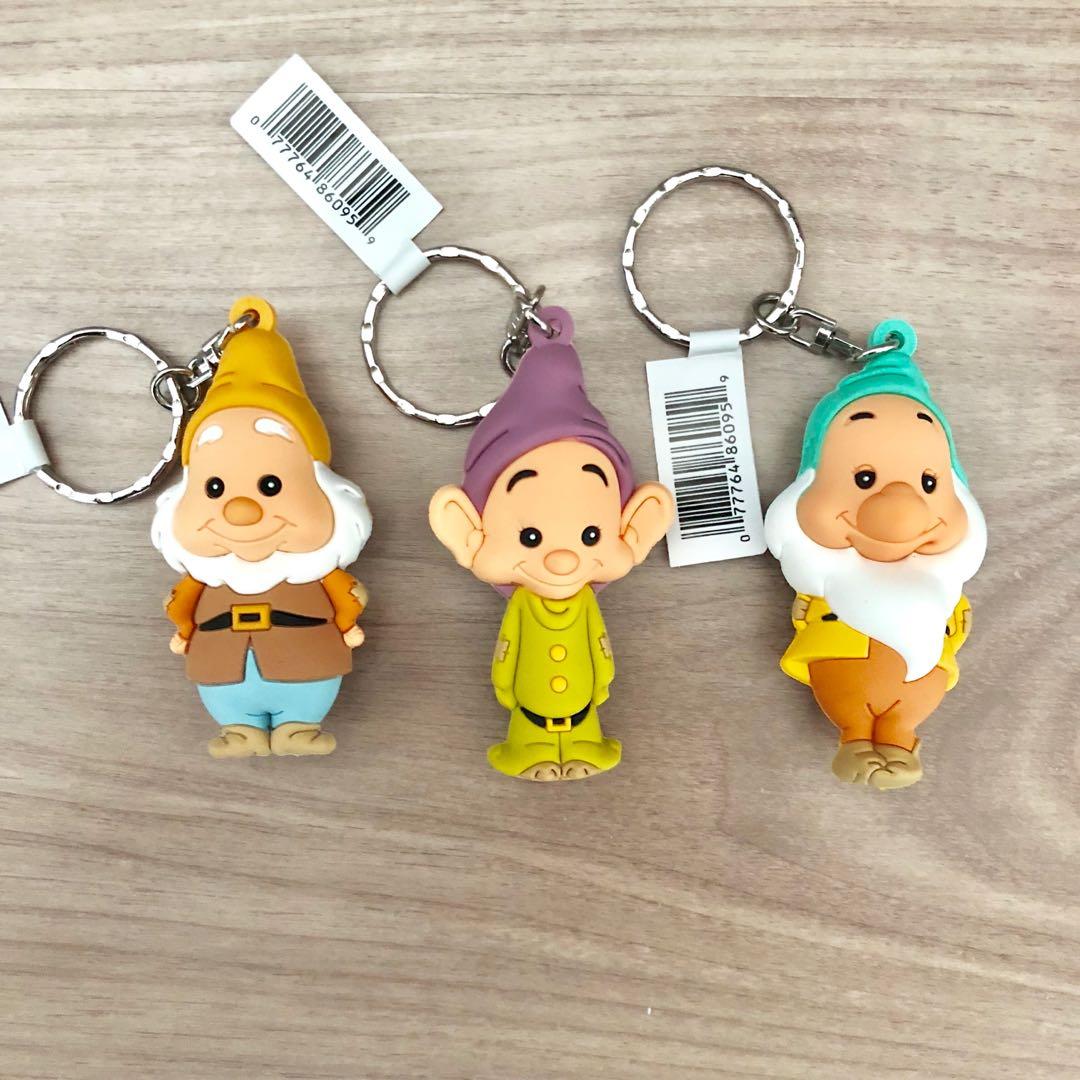 NEW Disney Figural Keyring Snow White and Seven Dwarves