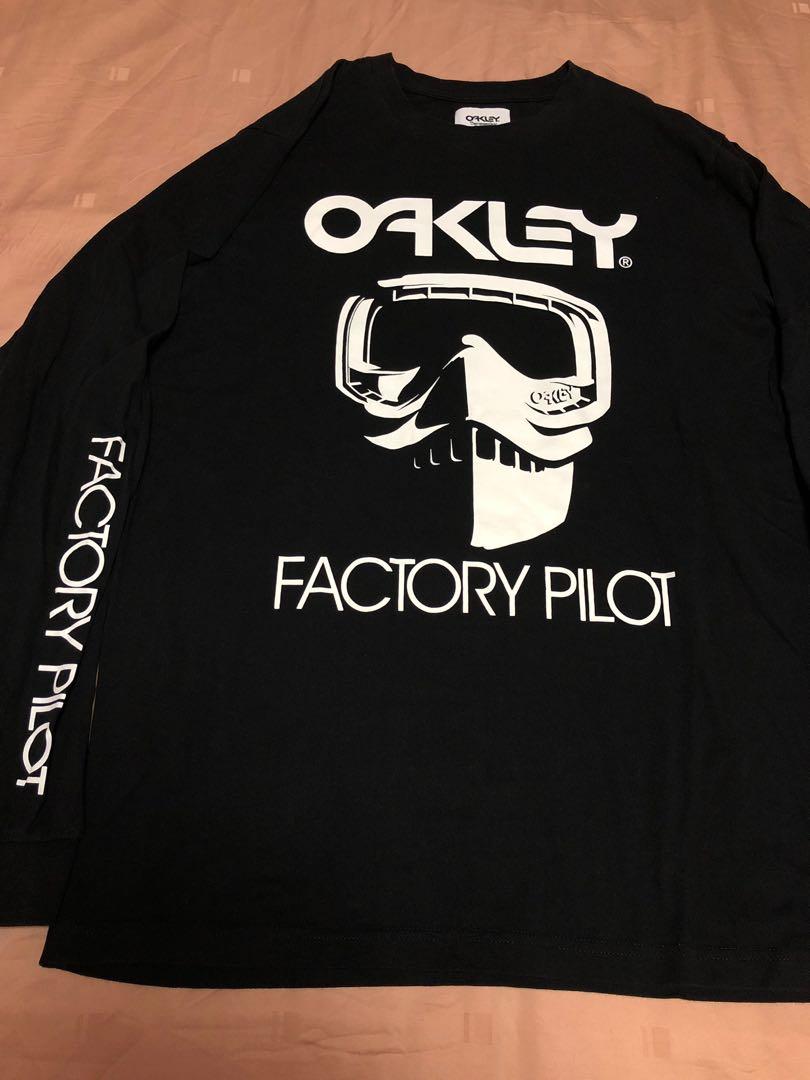 Oakley Factory Pilot long sleeve tee t shirt, Men's Fashion, Tops & Sets,  Tshirts & Polo Shirts on Carousell