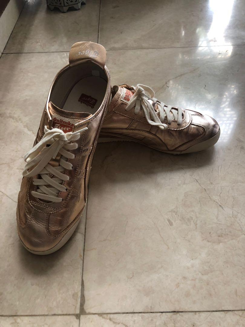onitsuka tiger rose gold